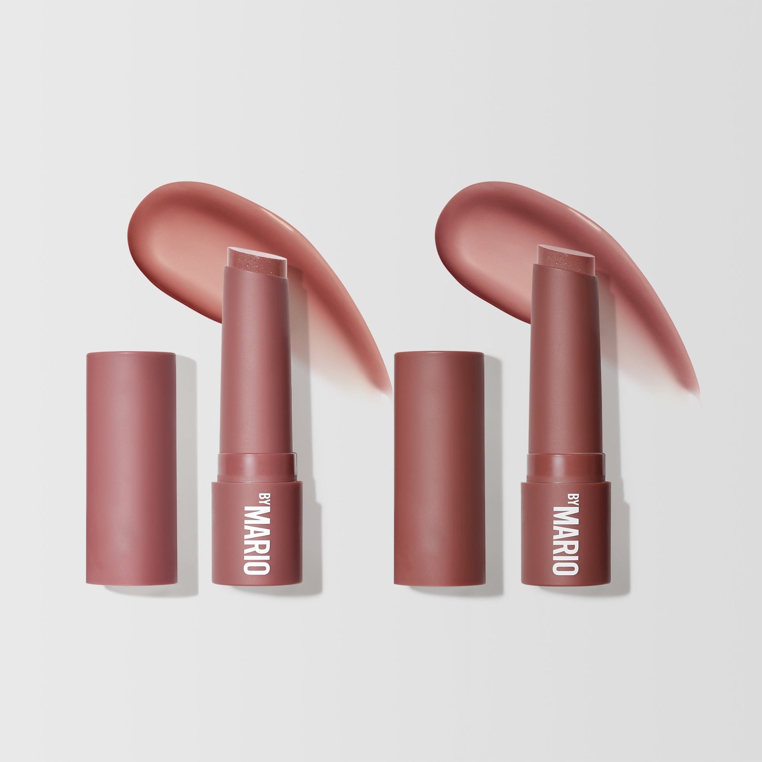 MAKEUP BY MARIO - MoistureGlow On The Go - Mini Plumping Lip Serum Duo - Mauve & Mocha Glow