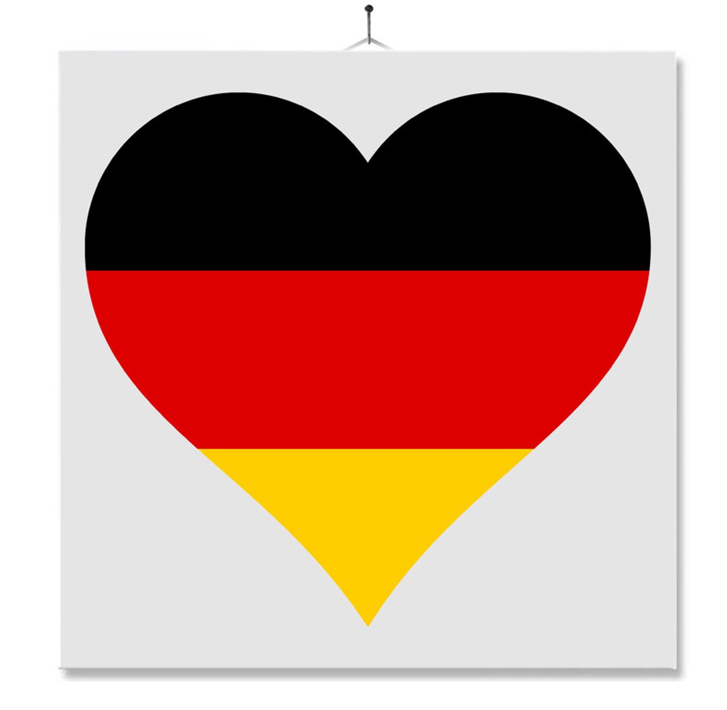 MC Living Tegel Met Opdruk | Hart | Vlag | Duitsland Multi-Color