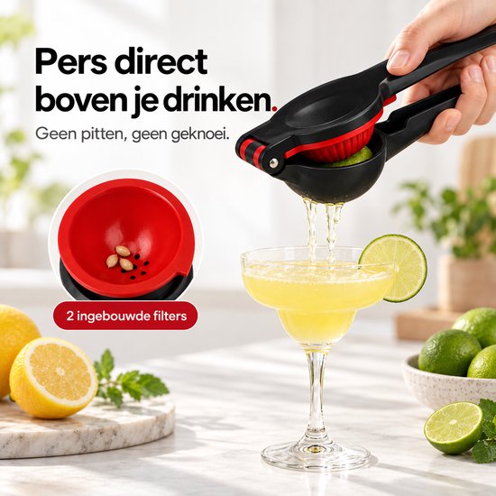 BOTC Citroenpers - Limoenpers - Handcitruspers - Citrusknijper - Handpers - Fruitpers - KOMEO166 van Merkloos — afbeelding 3