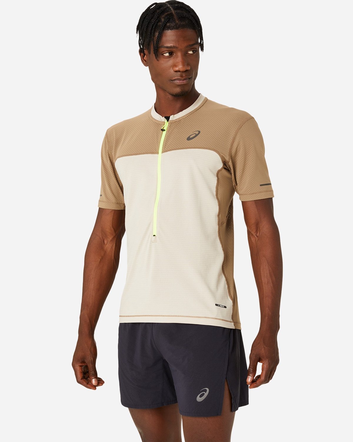 Asics Fujitrail T-shirt Met Korte Mouwen Man Grijs