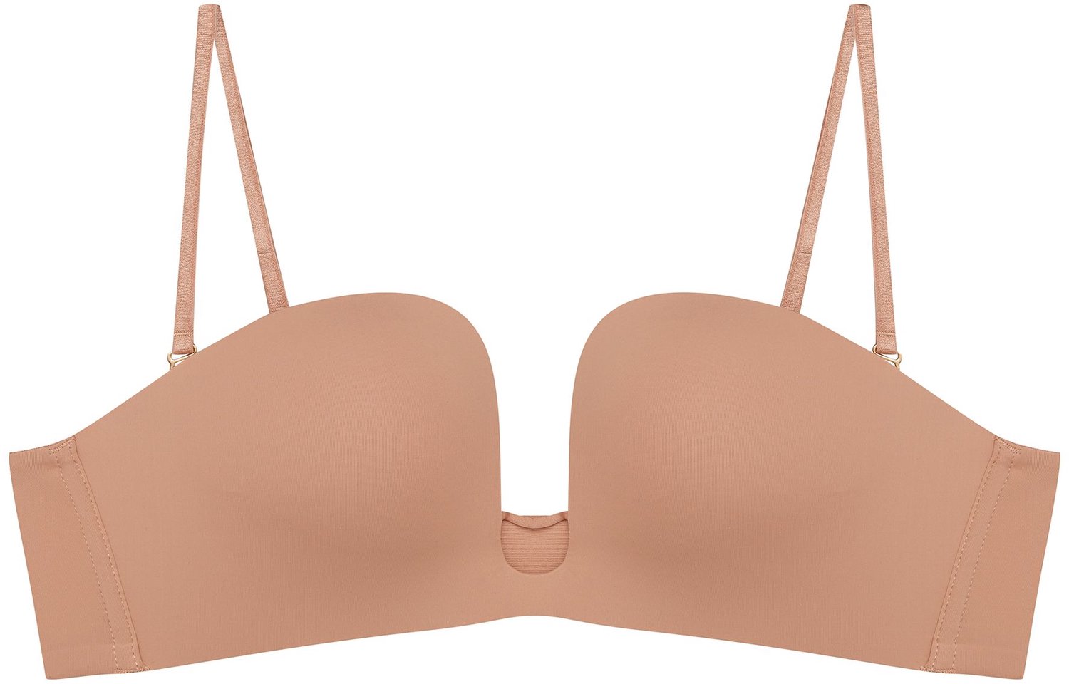 ESOTIQ Novelty - Push-upbeha - Goudbruin - Afneembare bandjes