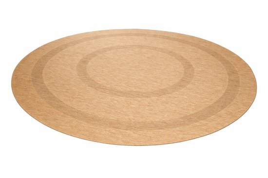 Human Comfort Luxe Juto Rond Tapijt - Tenttapijt - Brown van Human Comfort — afbeelding 3