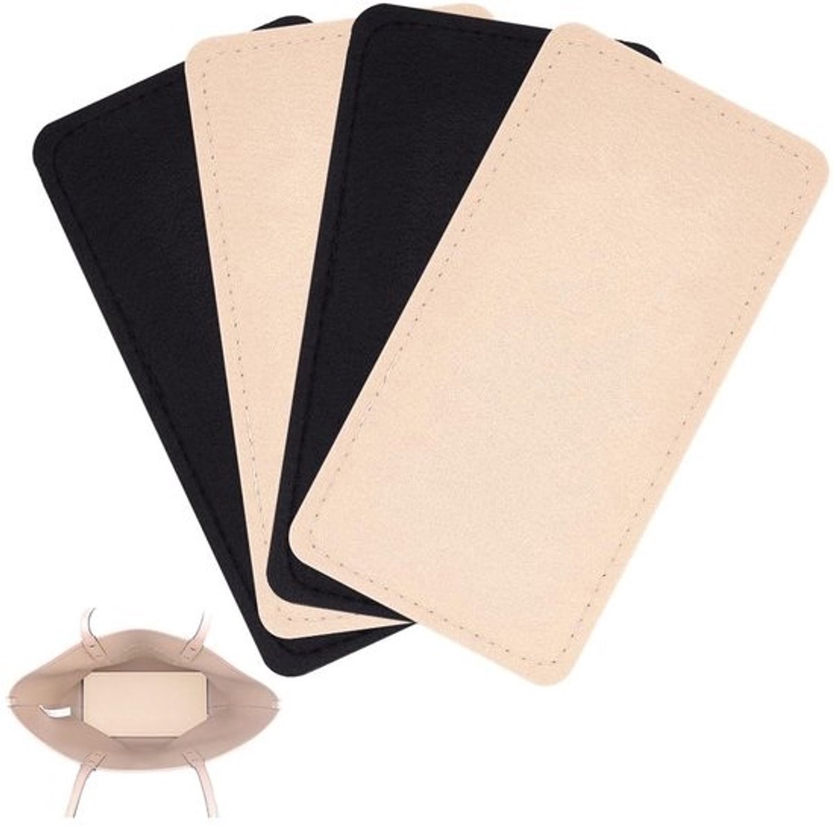 VT Goods - Versteviger voor handtasbodem - Accessoires voor handtassen - Bodemplaat - Vilt - Ondersteuning voor handtassen - Geschikt voor tote- en crossbodytassen