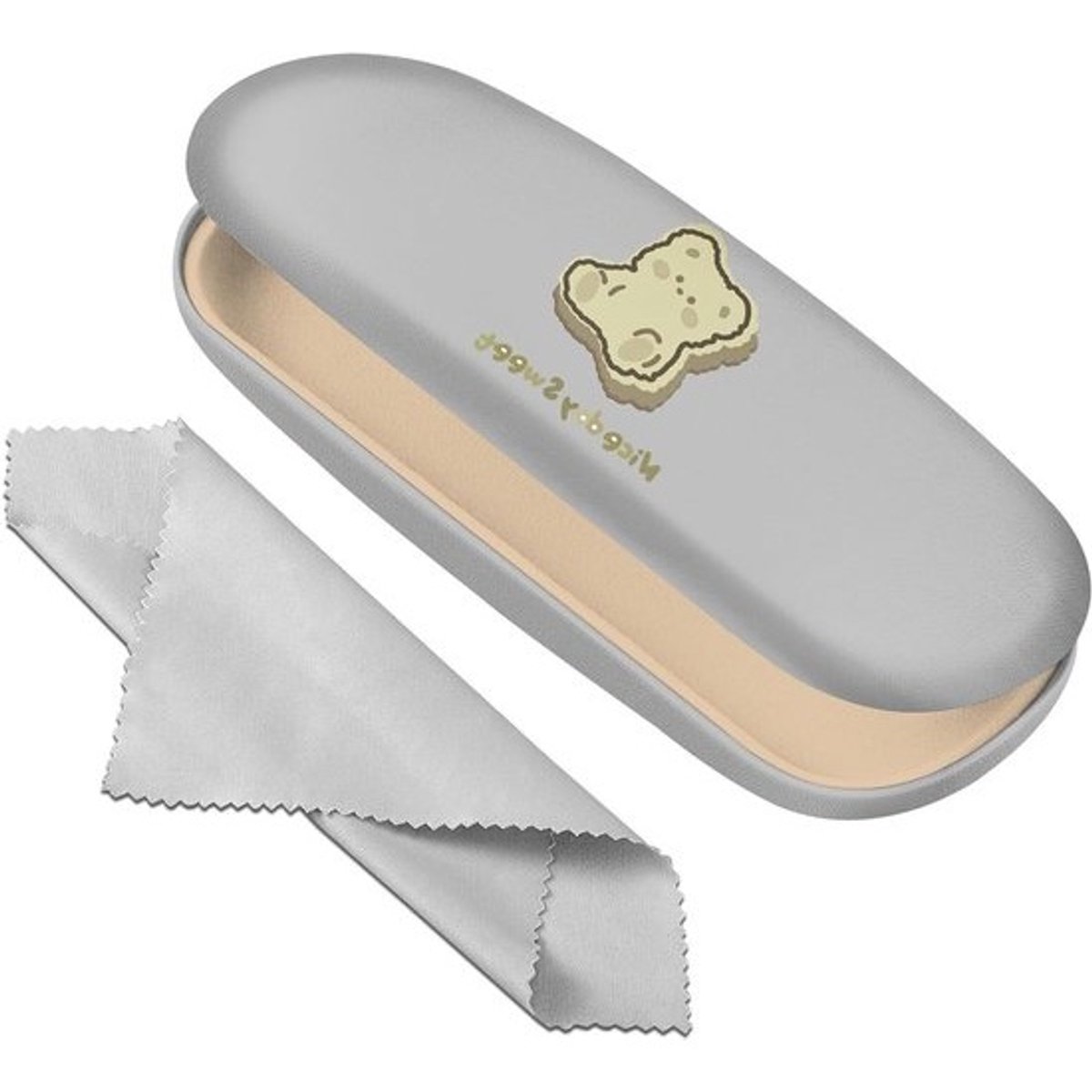 Hard Shell Eyeglasses Case Protective Cover for Glasses, Glasses Holder Box with Cleaning Cloth for Women Cute - ShopVlot