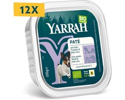 Yarrah Dog Alu Brokjes - Kalkoen - Hondenvoer - 12 x 150 g NL-BIO-01