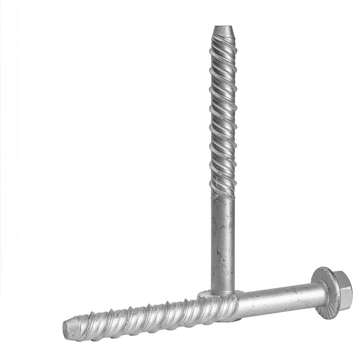 Zelfsnijdende beton metselwerk zeskantschroef, M10 x 150 mm (3/20,3 x 15,2 cm) - 4 stuks