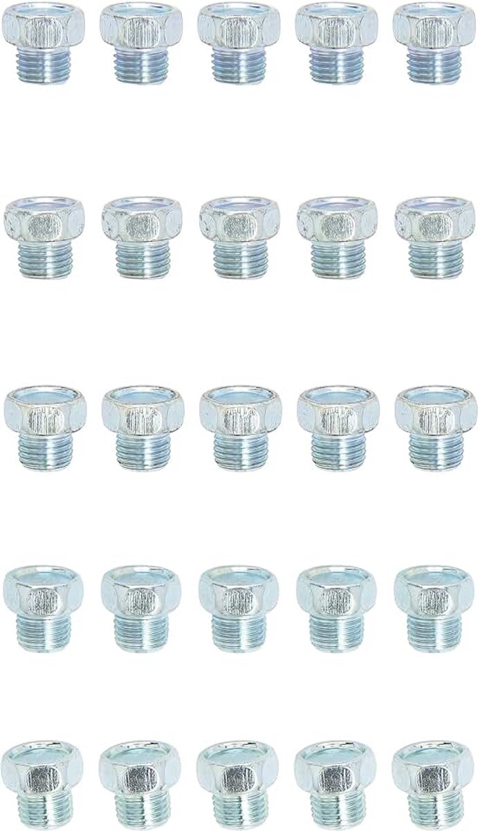 Buitenzeskant, 19mm, M14x1,5x10mm, 10 per pak