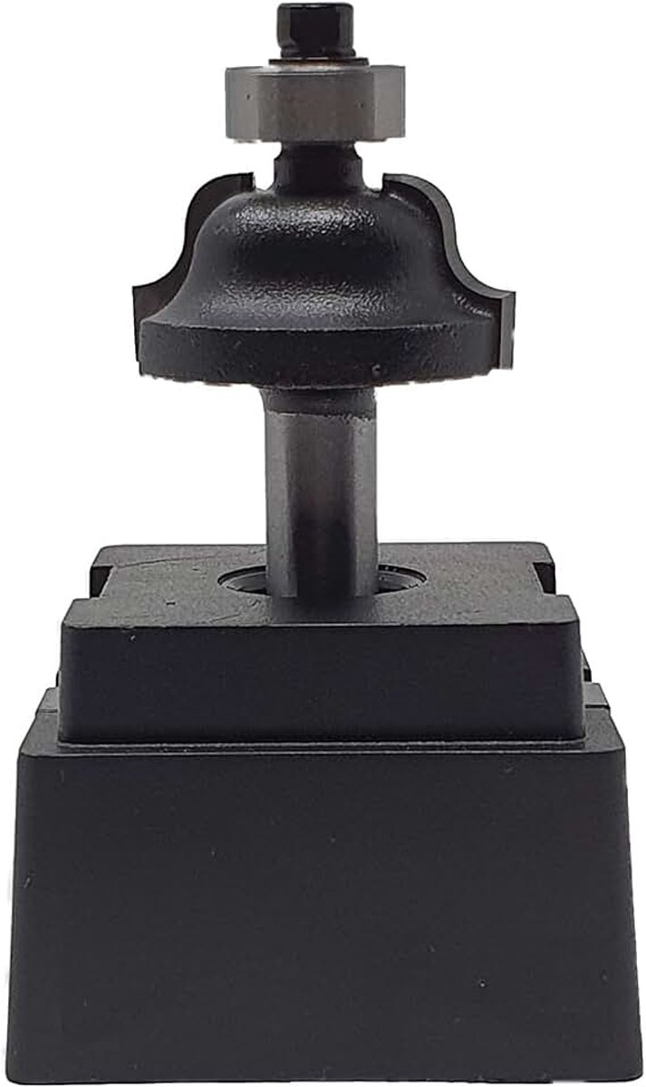 Romeinse profielfrees Z = 2 D = 28,0 x 12,0 mm radius 4,0 mm met kogellagers, schacht 8,0 x 32 mm