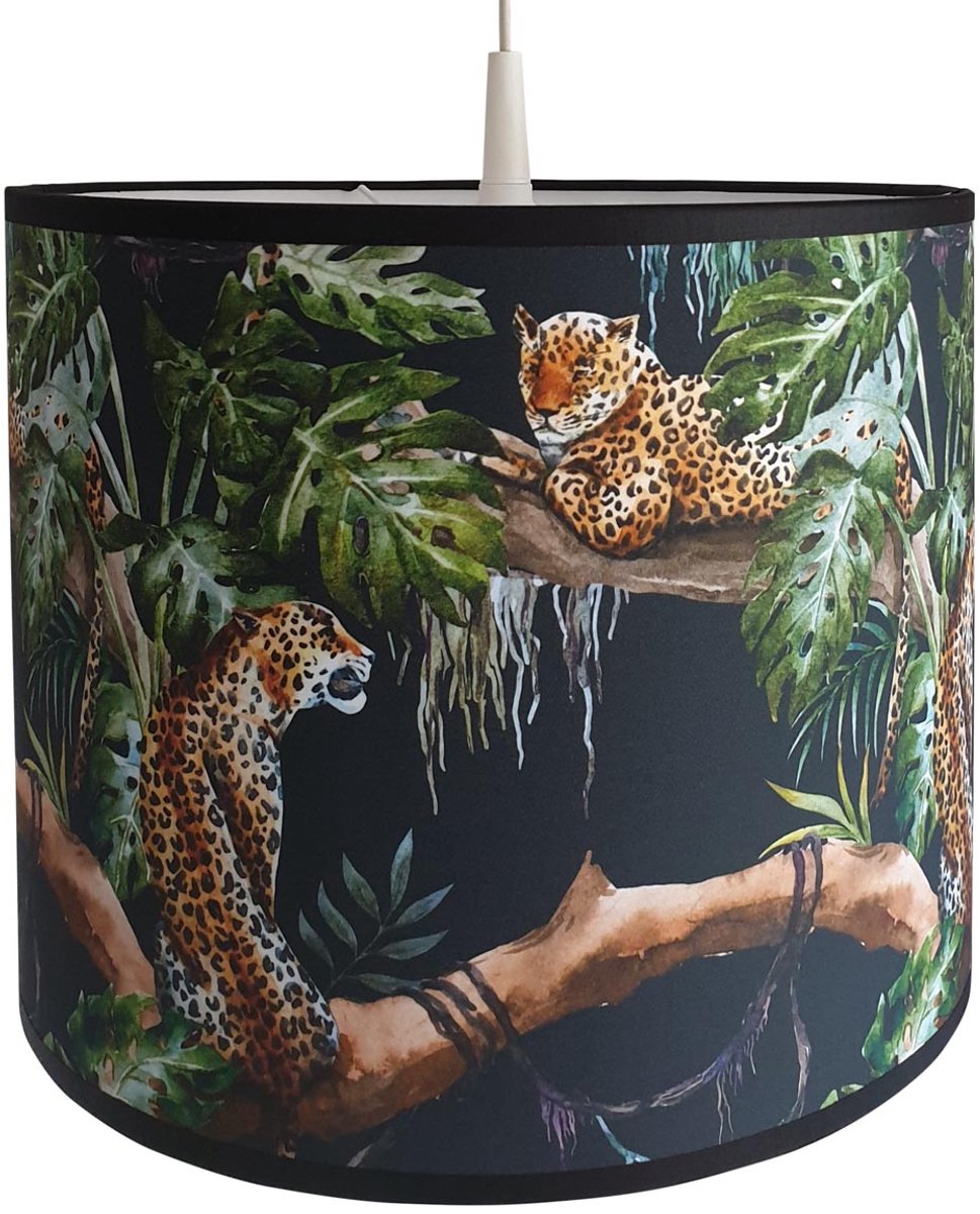 Lamp jungle zwart-luipaard-jungle-hanglamp-sfeerverlichting-verlichting-kinderkamer-kinderkameraccessoires-accessoires-fitting