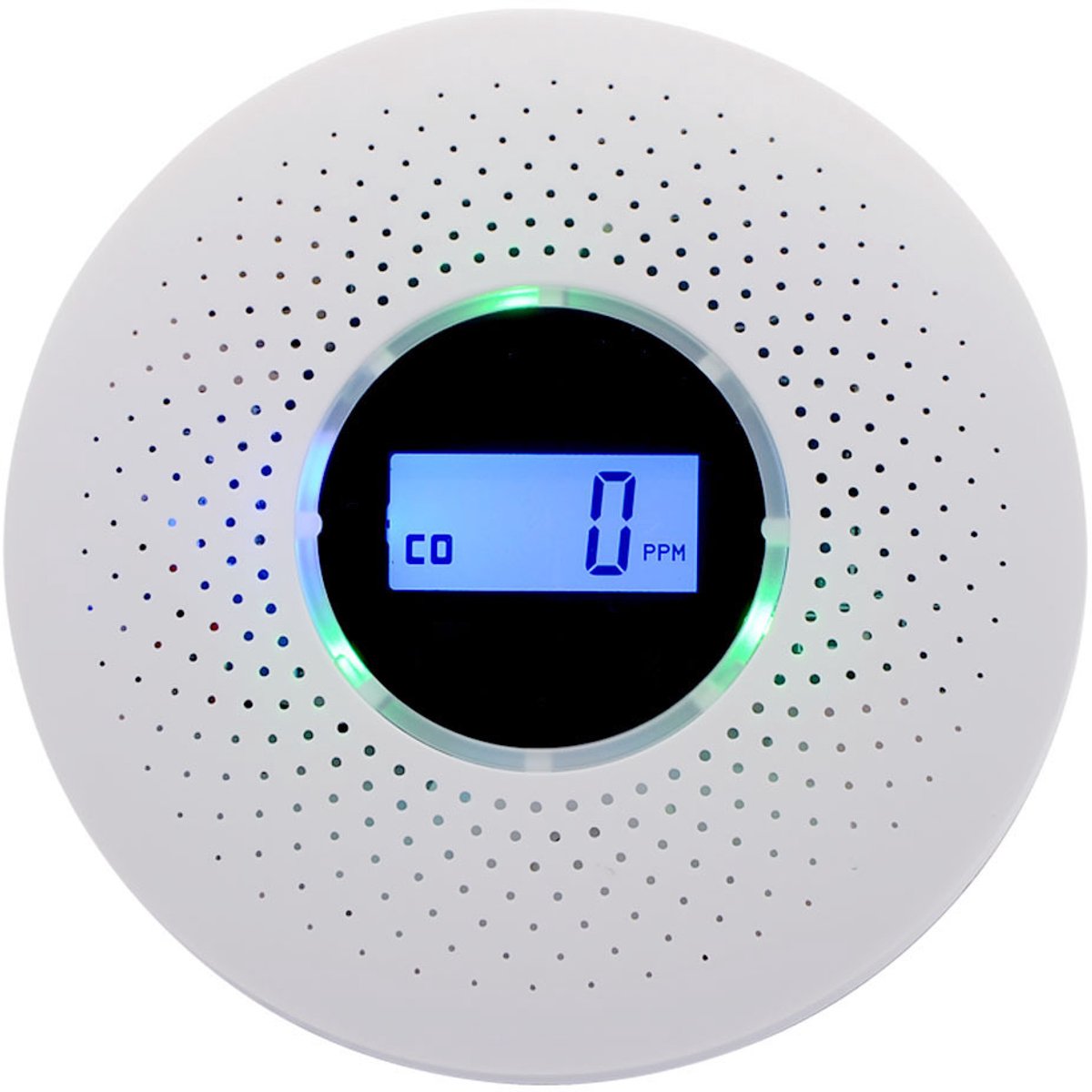 1 stuk - Rook- en koolmonoxidemelder JKD-512 - Veiligheidsalarm voor woningbescherming - wit