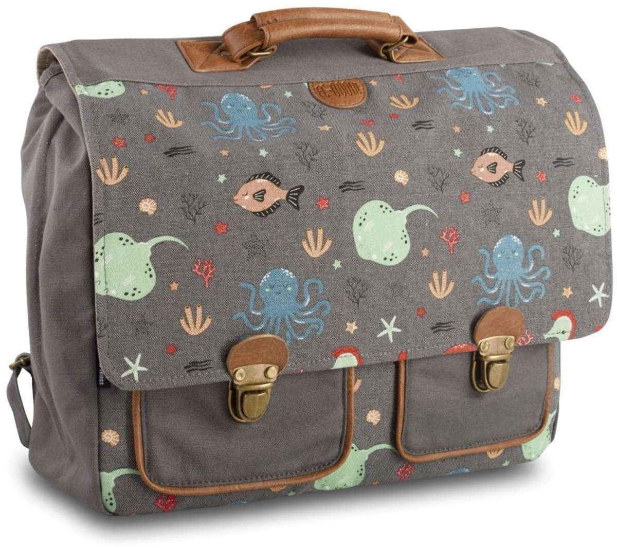 Lannoo - Ec-oooh! Animals schooltas 36cm