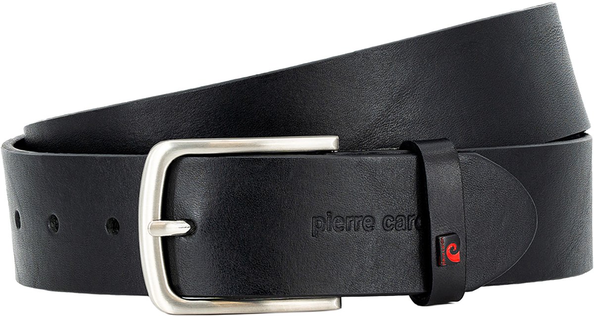 PIERRE CARDIN leren heren riem - zwart