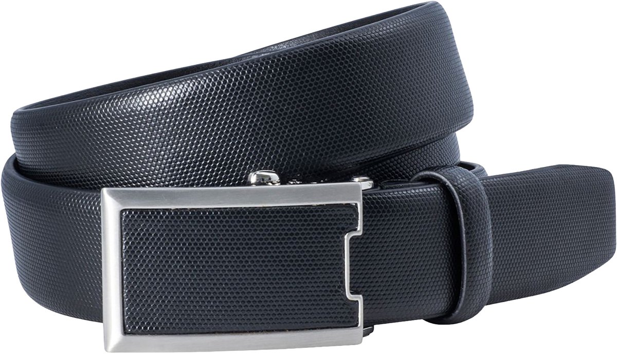 LINDENMANN leren heren riem - zwart