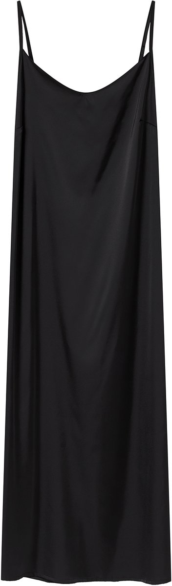ESOTIQ Marigold - Nachthemd - Zwart - Midi - Mouwloos
