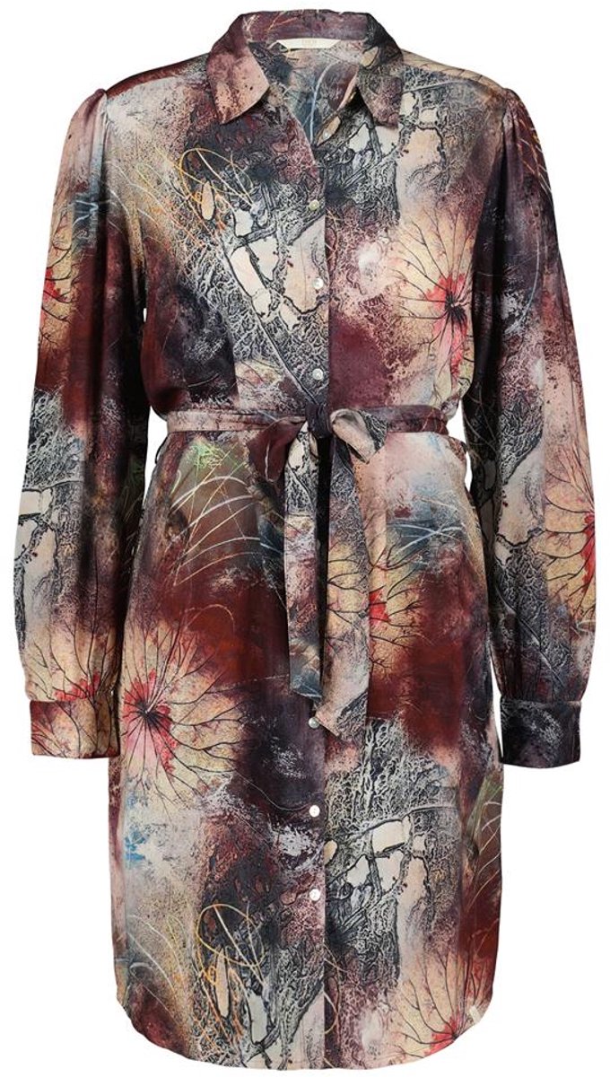 DIDI Dames Tunic Violet Burgundy Cloudroot print maat 48