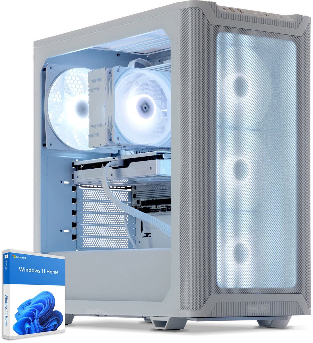 Sedatech Advanced Gaming PC Premium White Edition • AMD Ryzen 9 9900X3D 12x 4.4GHz • Geforce RTX5070 • 32Gb DDR5 • 2Tb SSD M.2 • WiFi • Bluetooth, USB C • Windows 11 • Desktop computer
