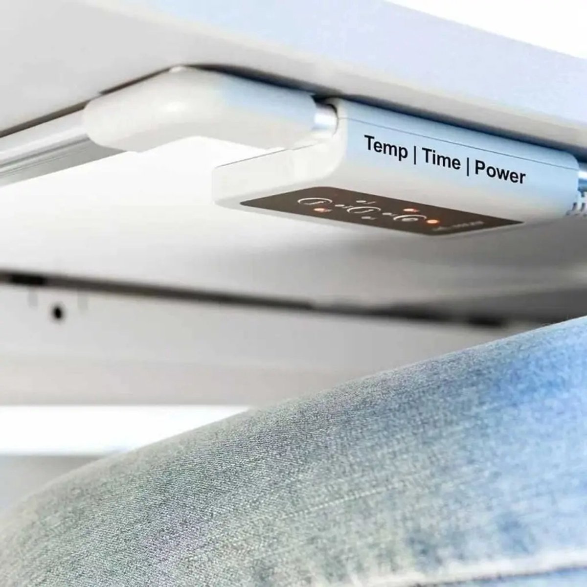 QH infrarood paneel voor montage onder bureau - 100 watt - 3 warmte standen - Timerfunctie - infrarood verwarming - Gericht bijverwarmen