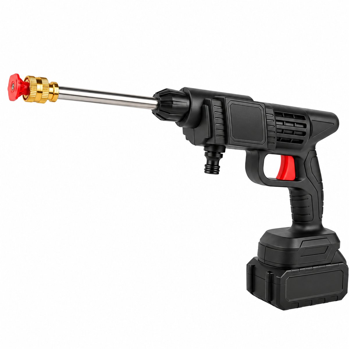 Seth Select Draadloze Hogedrukreiniger - 3000W – Elektrische Hogedrukspuit – Waterpistool met Zelfaanzuigende Pomp – Autoreiniger