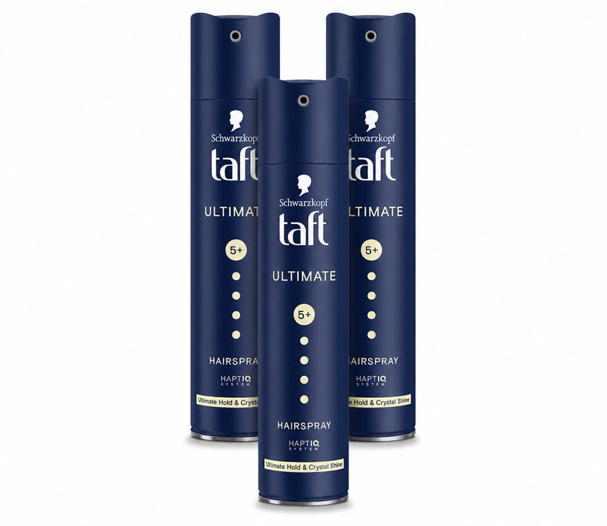 3 x Taft - Ultimate 5+ - Haarspray - Maximale stevigheid - 250 ml - Voordeelverpakking - 3 stuks