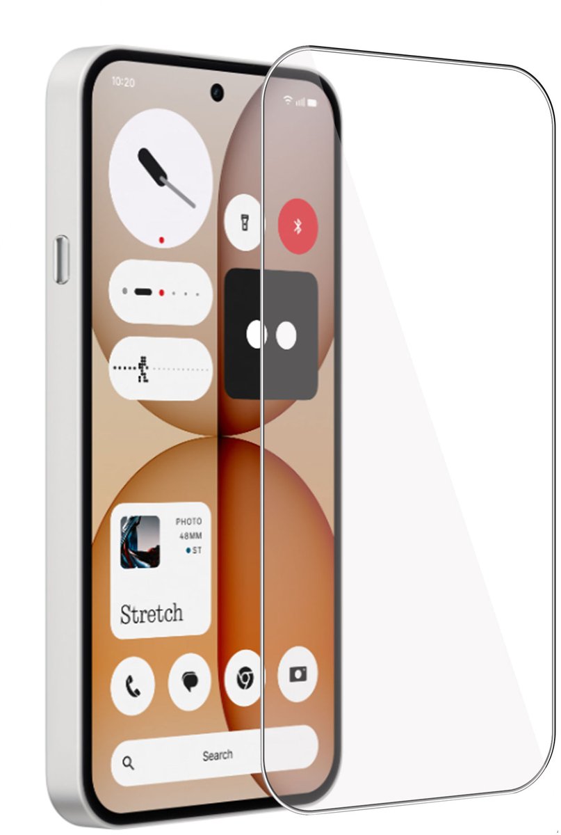 Screenprotector geschikt voor Nothing Phone 4a - Volledige Dekking - Gehard Glas geschikt voor Nothing Phone 4a