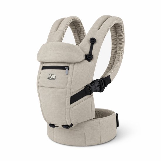 Deryan Ergonomische Draagzak – Buikdrager 4-in-1 Cream
