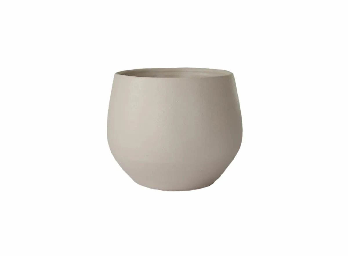 Pot petra d39h35cm beige