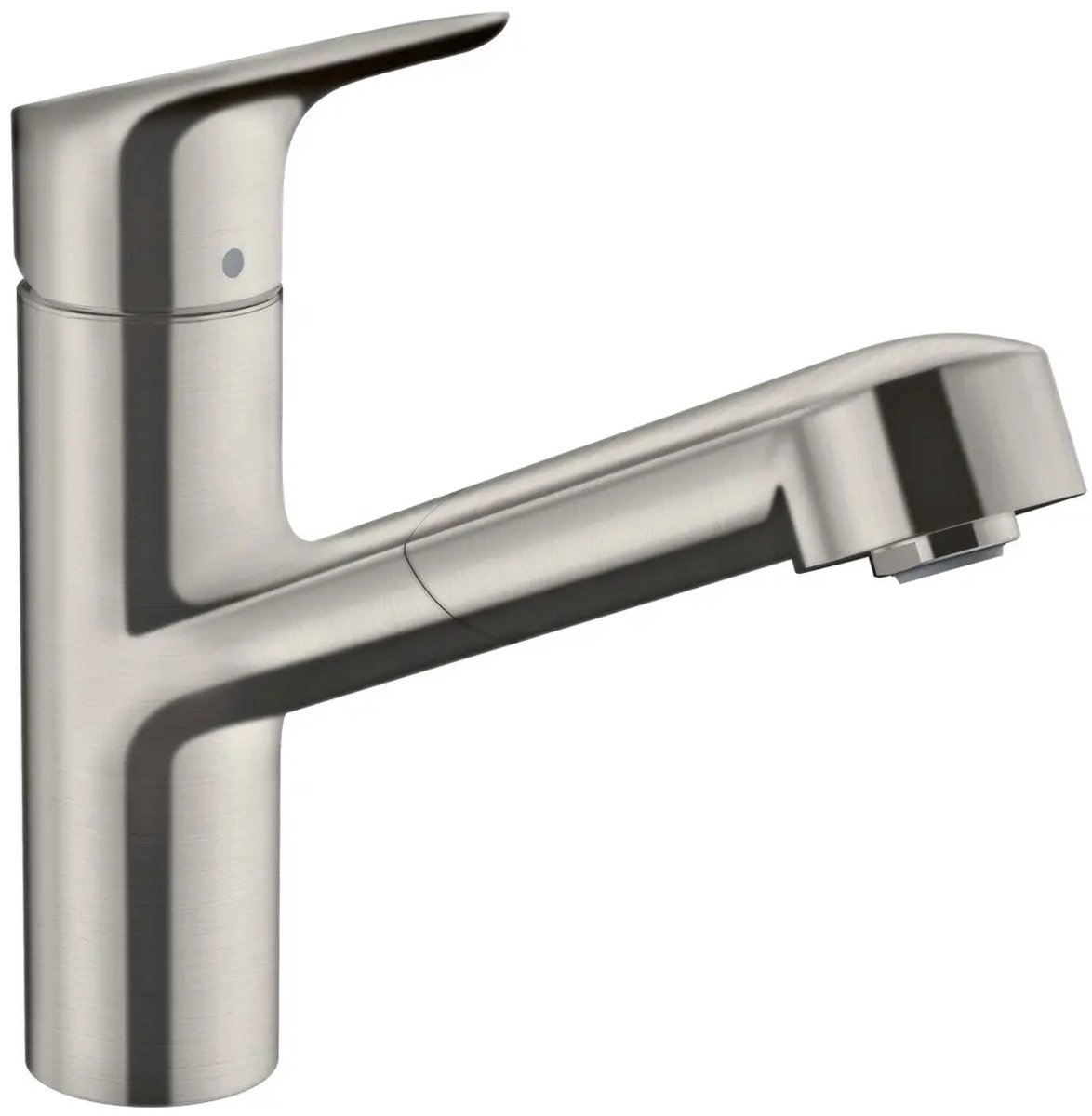 Hansgrohe Focus M43 - Keukenkraan met uittrekbare vuistdouche, rvs 71842800