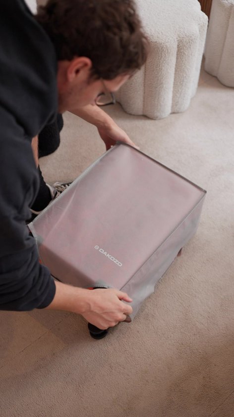 DAKOZO Handbagage Koffer - Luxe Carry-On - Lichtgewicht Reiskoffer - Veilig TSA cijferslot - Extra sterke YKK rits - Handbagage trolley - 100 procent Polycarbonaat - 39L - Oranje