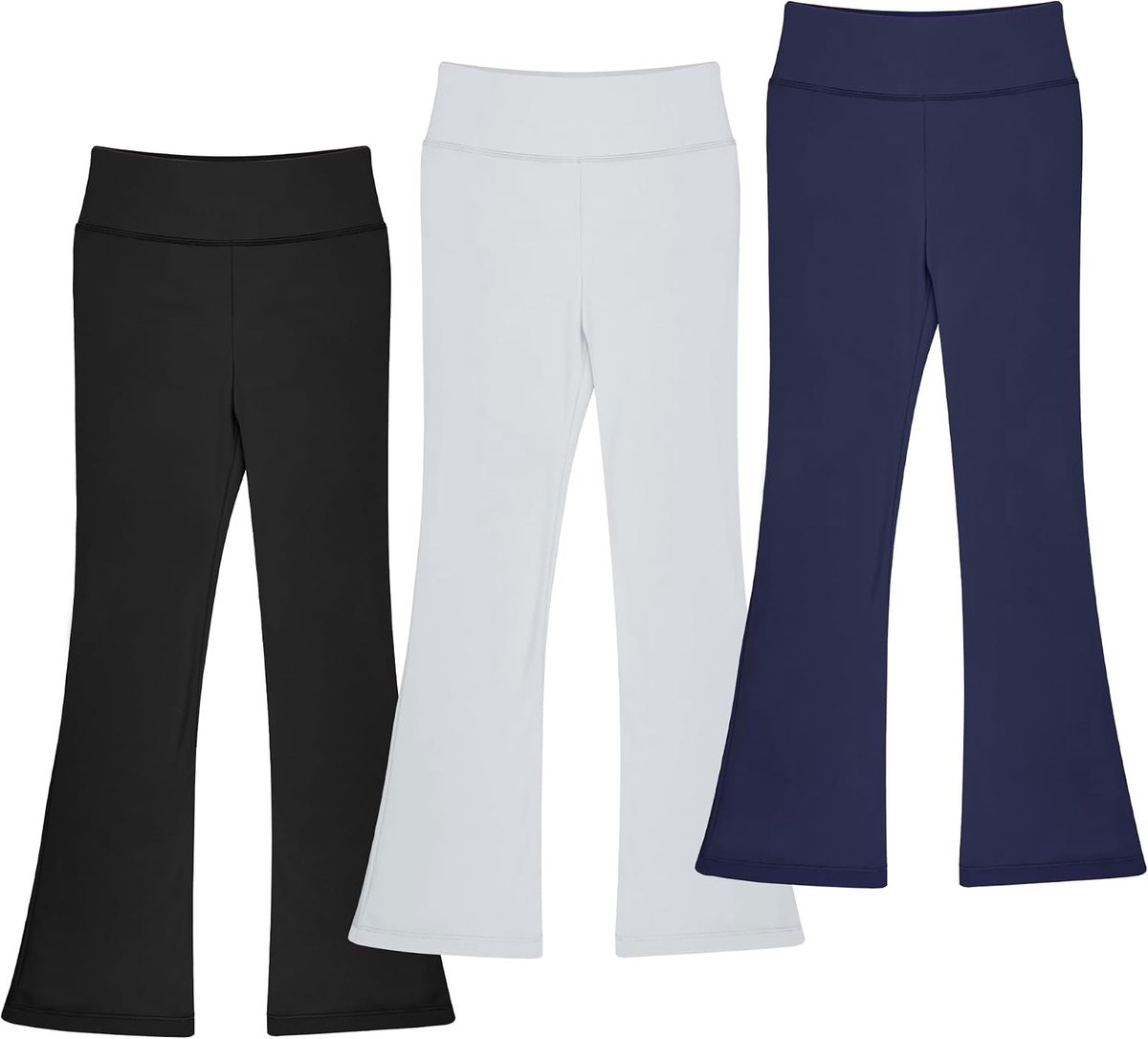 Leggings voor meisjes, bootcut-yogabroek voor kinderen, hoge taille voor danstraining