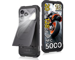 CUBOT Kingkong Dura - Robuuste Smartphone met Verwisselbare Batterij - 2 Stuks Inbegrepen - 6,88" 120 Hz - 20GB RAM - 128GB ROM - 5000mAh - IP68/IP69K - Android 16 - NFC - GPS - Zwart