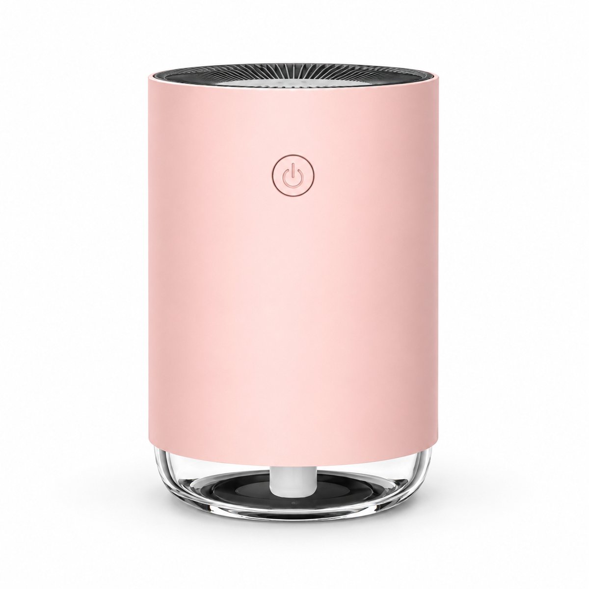 BOECK Luchtbevochtiger met Sfeerlamp – Ultrasone Mini Humidifier – Stille Cool Mist – USB – Nachtlamp voor Slaapkamer & Kantoor – Roze