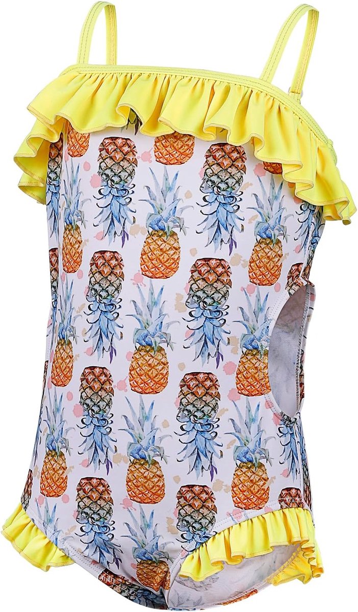 Zwemkleding voor Meisjes UPF 50+ Kinderen Eendelig Badpak Zwempak Sneldrogende Zomervakantie Strandkleding Bikini voor Kinderen 4~12 jaar