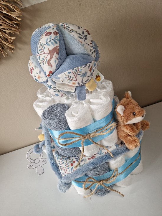 Little Dutch Forest Friends speelbal Luiertaart - babyshower- kraamcadeau — afbeelding 3