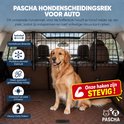 Pascha universeel hondenrek in een kofferbak