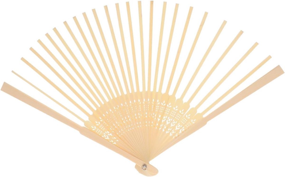Bamboe Vouwframe Opvouwbaar DIY Handwaaier Japanse Stijl
