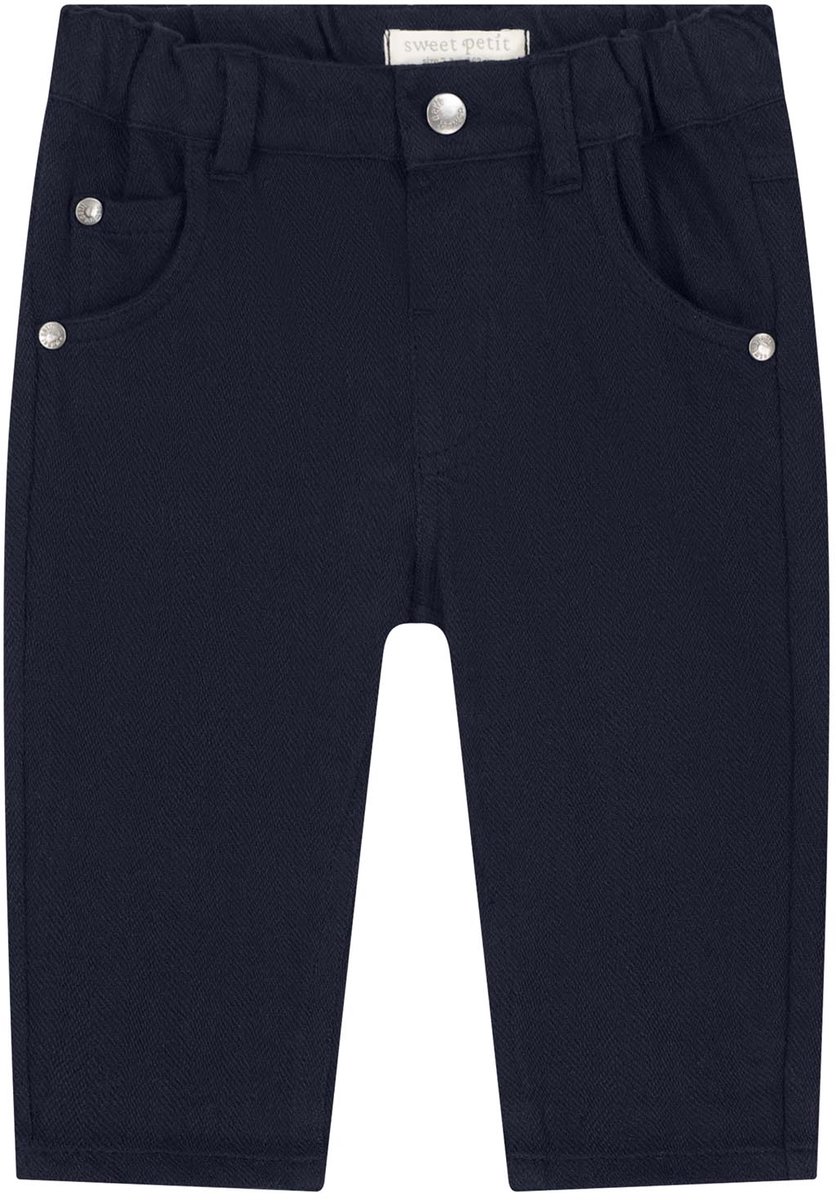 Sweet Petit baby broek Alex - jongens - Parissian Night - Maat 56