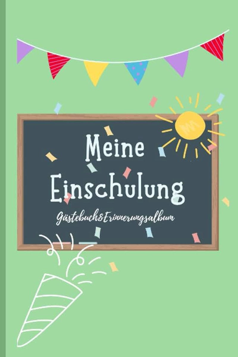Einschulung| Gästebuch&Erinnerungsalbum: Einschulungsgeschenk für Mädchen und Jungen zum Schulanfang
