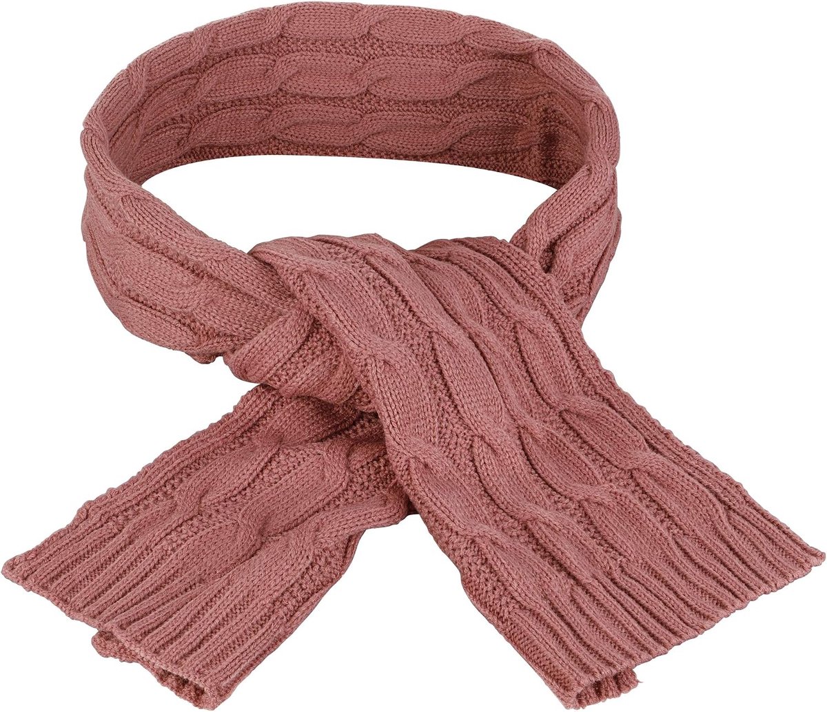 Winter Unisex gebreide sjaal ribbels vlechtpatroon dames heren A47