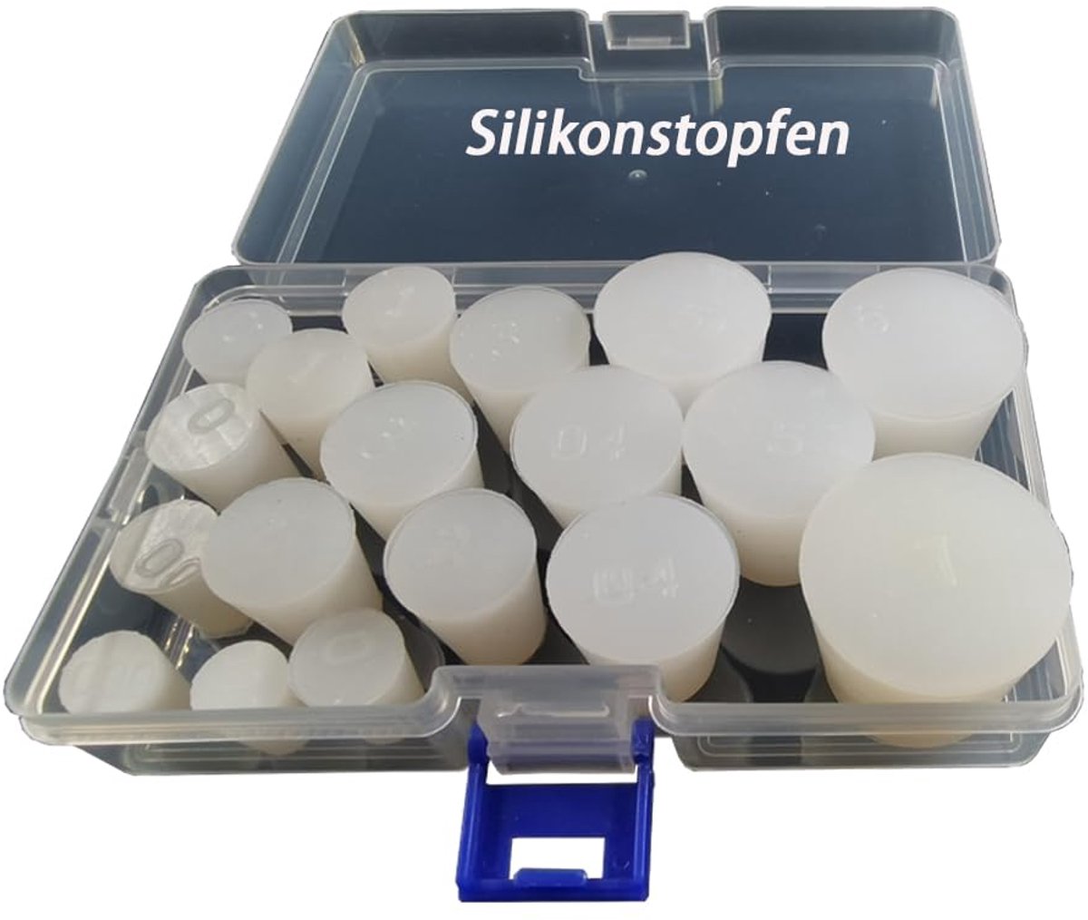 Rubberen stoppers, beter dan solide rubberen stoppers, 18 stuks, een selectie van stoppers van maat #00 tot #7, gebruikt voor verzegeling ballonflessen, ook voor het tappen van gaten
