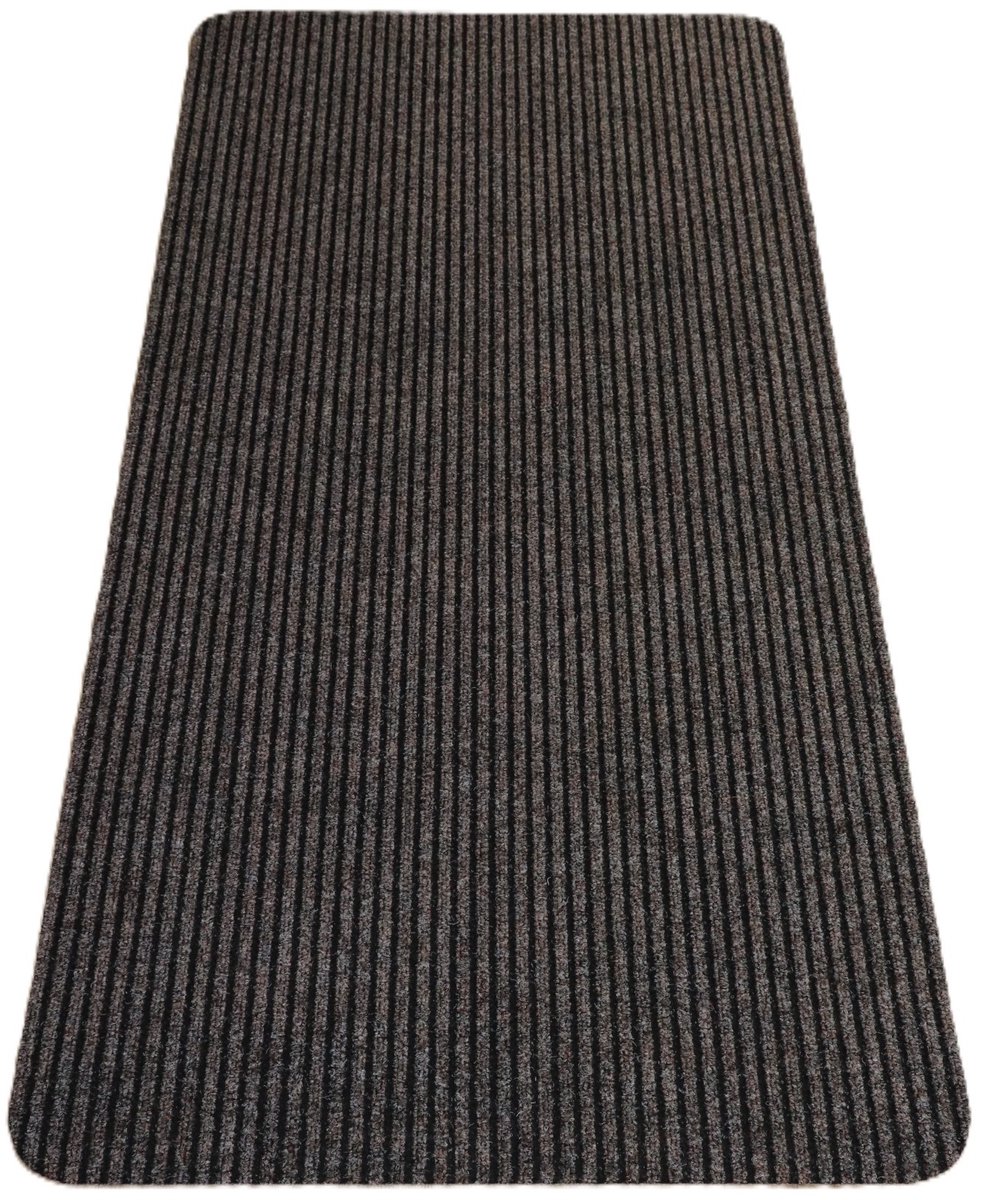 Prima Heavy Duty - Deurmat - Schraapmat - Loper - Ribbel - bruin - beige - taupe - 80x160cm - antislip