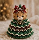 DIY Haakset Dieren Kerstboom - Amigurumi Haakset - Complete DIY Haakset - Haakpakket voor Beginners - Kerstversiering - kerst haakpakket - DIY Knutselpakket - Kerst Decoratie - Creatieve Knutselset voor Volwassenen & Kinderen - Kat