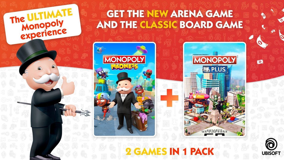 Ubisoft Monopoly Plus & Monopoly Madness Bundle Nintendo Switch
