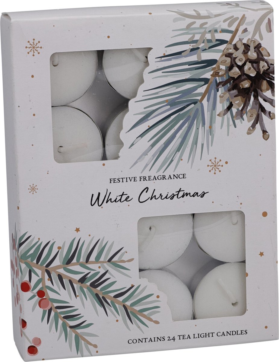 Waxinelichten - theelichtjes - geurtheelichtjes - geur theelichtjes - kerst