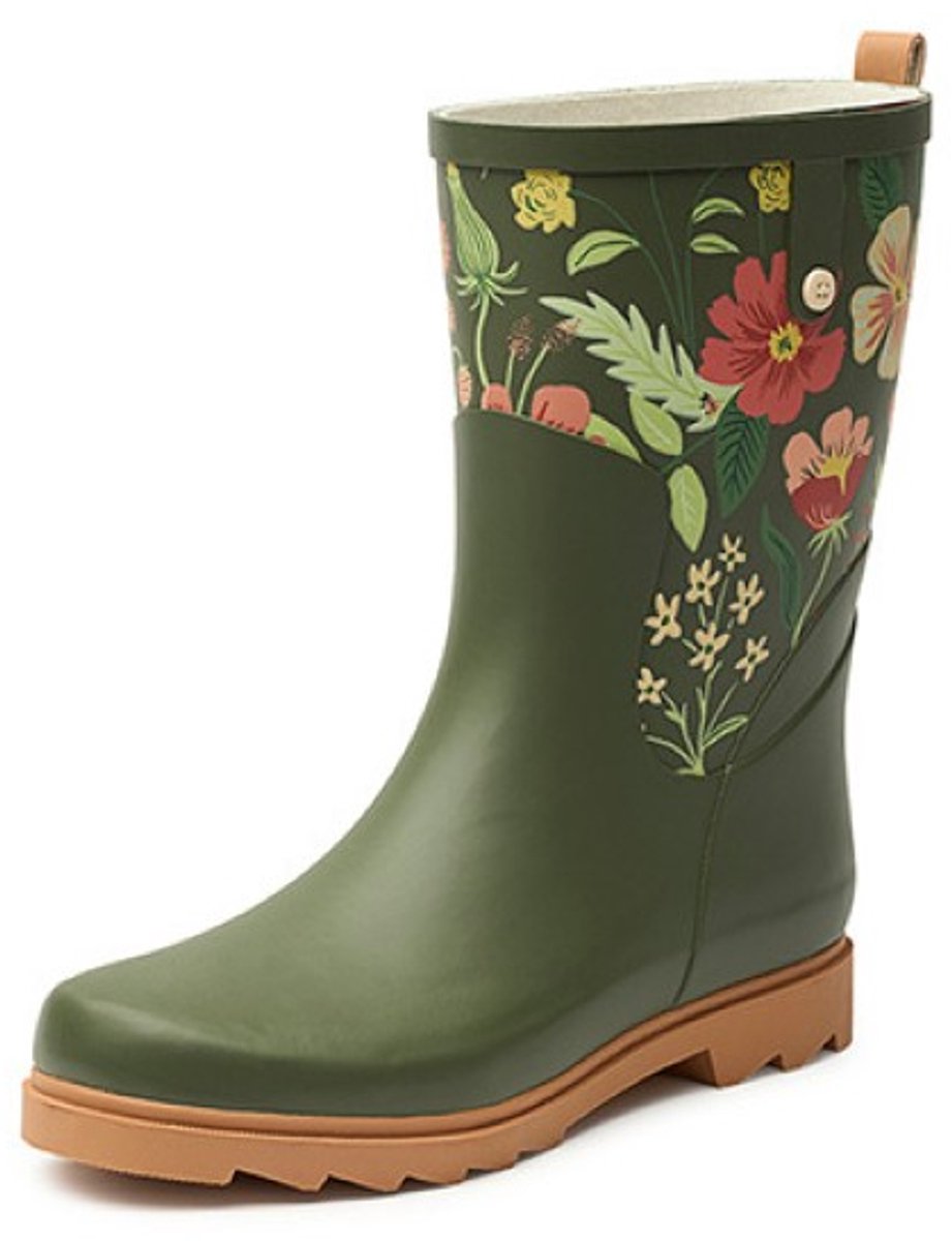Gevavi dameslaars - rubber - Lent - groen - kuitmodel - maat 39