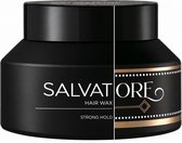 Salvatore Strong Matte Wax – Haarwax voor Mannen – Sterke Hold & Matte Finish – Voor Fijn of Steil Haar dat Snel Inzakt – Kort tot Halflang Haar – Langdurige Fixatie – Makkelijk Uitwasbaar