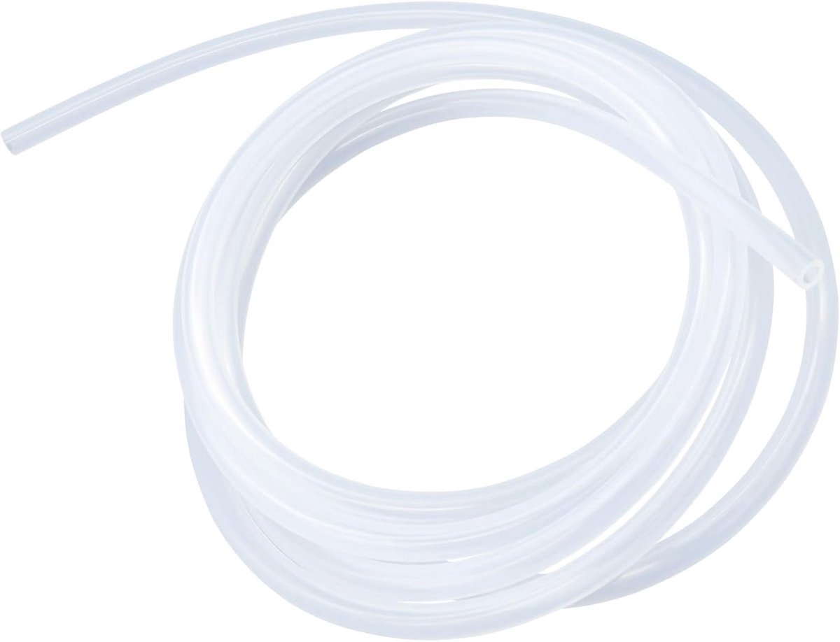 Heldere siliconen slang, voedingskwaliteit, maat 5 mm x 8 mm, lengte 4 m (13,1 voet), dikte 1,5 mm, flexibele rubberen siliconen slang voor luchtslangen en waterleidingen