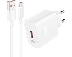66W Snelle Lader en 1M 6A USB C-kabel voor Honor Magic 7 Lite 90 5g 600 Lite x8d Magic 5 Pro Magic v2 v3, 35W Snelle Lader Honor 200 Smart 200 Lite X6b X7b 70 Lite X8a X7a X6a