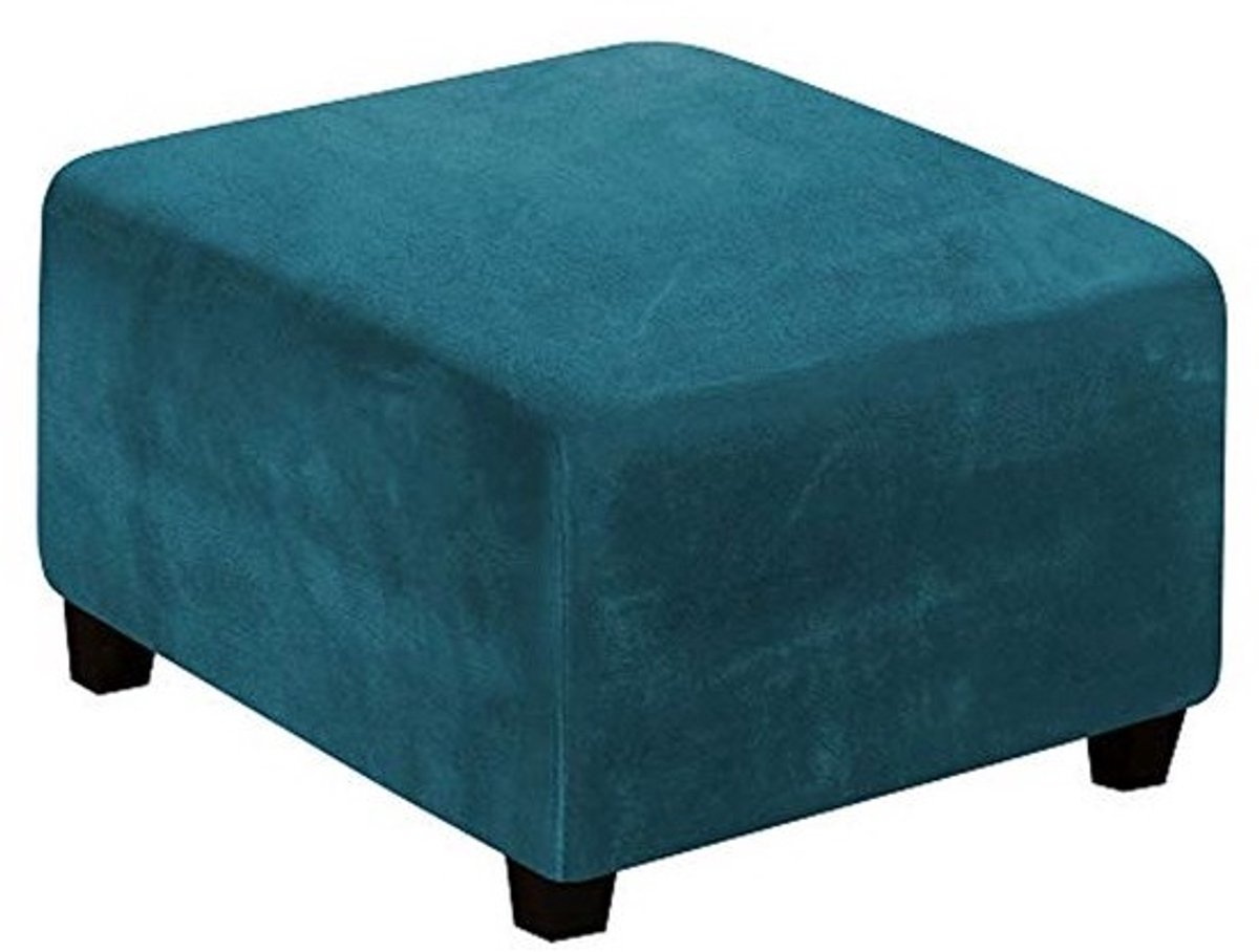 Zitzakhoezen voor voetenbank - Vierkant, Verstelbaar, Fluwelen Hoes - Comfortabel en Elegante Decoratie