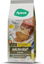 4 Stuks All-In Broodmix Waldkorn® Brood 2.5 kg - Voor 5 Broden - Enkel Water Toevoegen - Rijk Aan Vezels - Voordeelpakket 4 Stuks