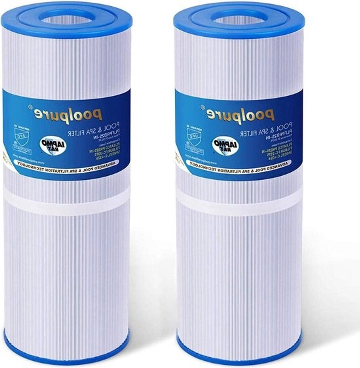 2 stuks Spa Hot Tub Filter 4-oz filtermedia vervanging voor Unicel C-4326 Pleatco PRB25-IN Filbur FC-2375 - factuur beschikbaar
